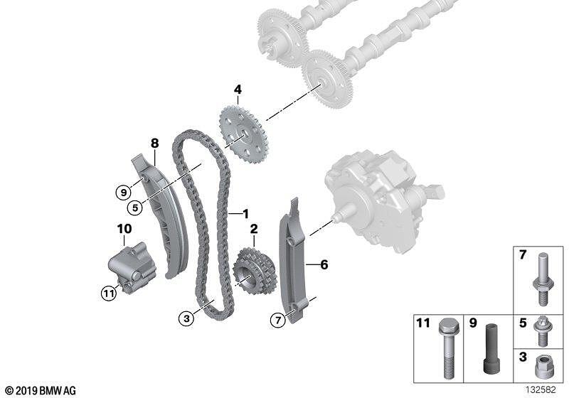 ангренажна верига M57 BMW 11318506869