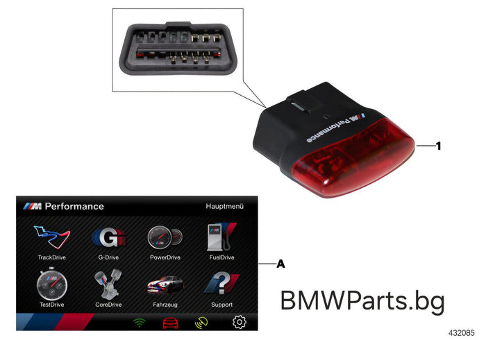 BMW M Performance Drive Analyser за iOS и Android – 61432450841