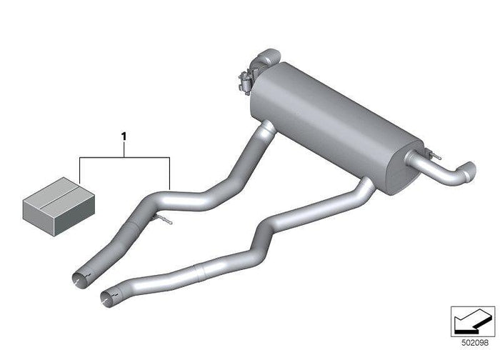 M Performance крайно гърне BMW 340i/440i – 18302464492