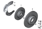 M Performance предни спирачни дискове F20 F21 F22 F23 F30 F31 F32 F33 BMW  34106797602