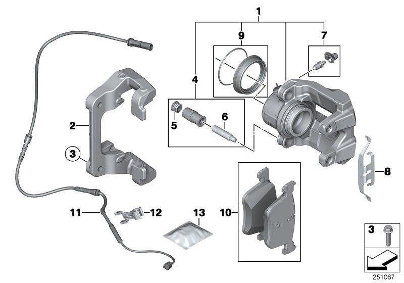 предни спирачни накладки BMW 34106859182