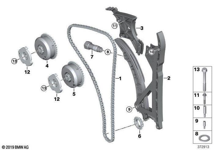 Оригинален всмукателен VANOS BMW N55/S55 – 11367583207