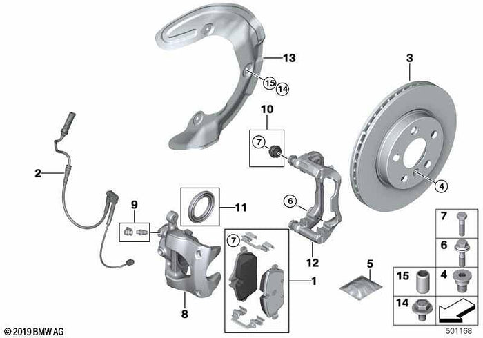 Оригинални предни спирачни дискове BMW 330x24 – 34106880072