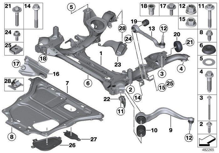 Преден мост BMW – 31106872121