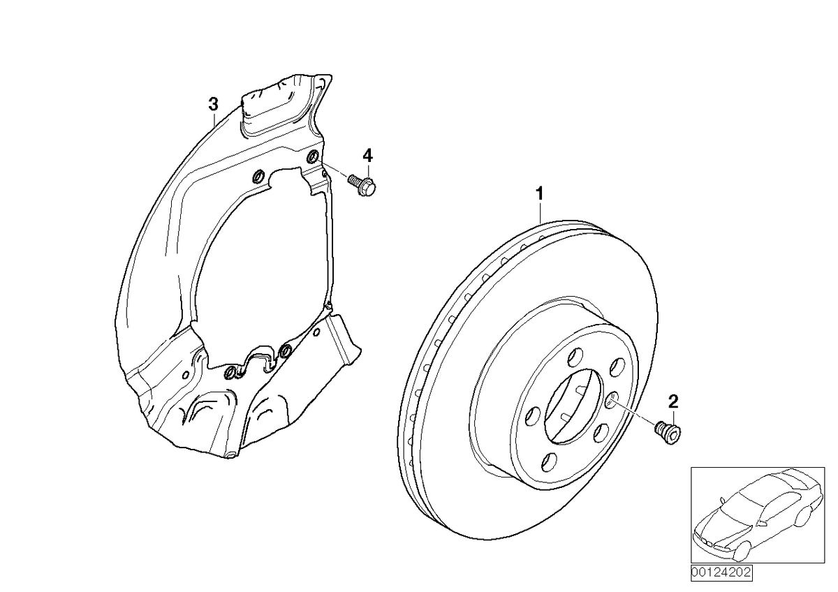 Предни спирачни дискове BMW E60 E61 34116864905