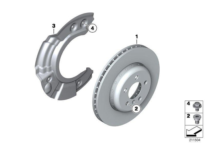 Предни спирачни дискове BMW – 34116864047 | E46