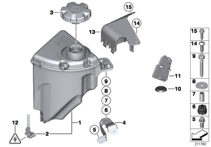Разширителен съд BMW N55/N57/N47 – 17137647283