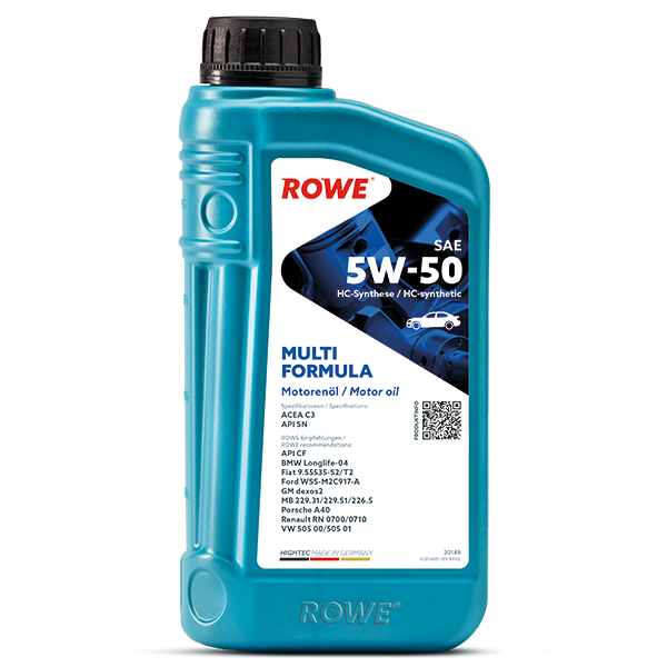 Моторно масло ROWE HIGHTEC MULTI FORMULA SAE 5W-50 1 л – 20148-0010-99