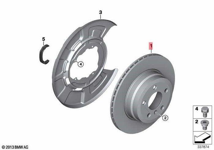 Заден спирачен диск BMW – 34216886479